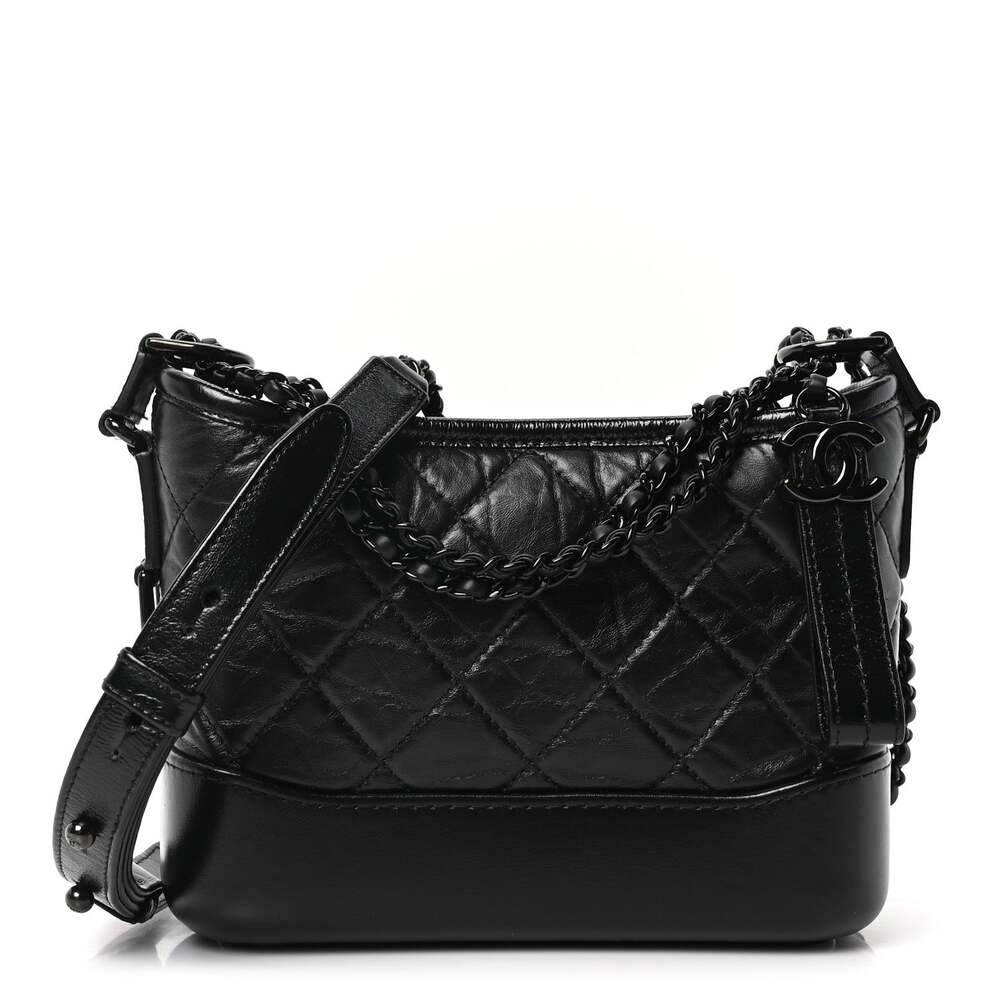 Chanel Aged Calfskin Quilted Small #268464C43B